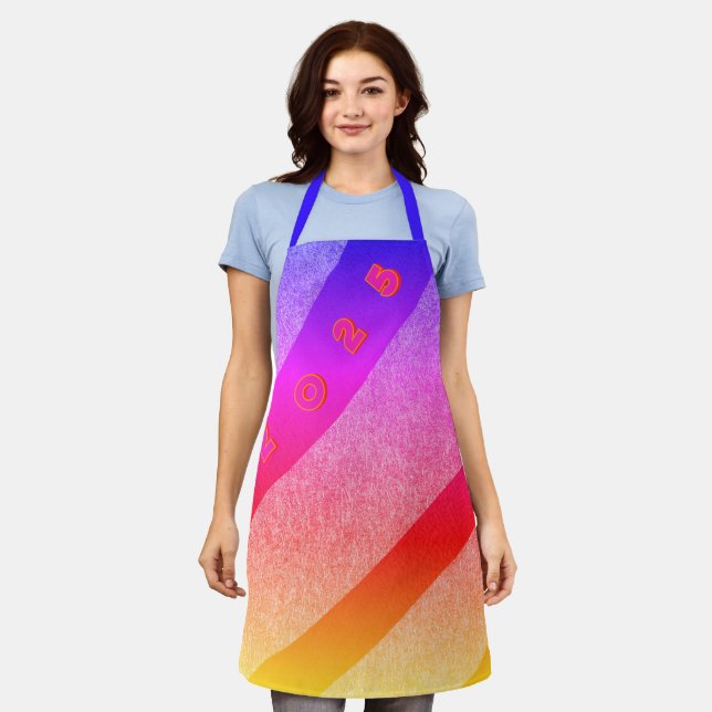 FESTIVATE apron in SUNSET ON FIRE (Worn)