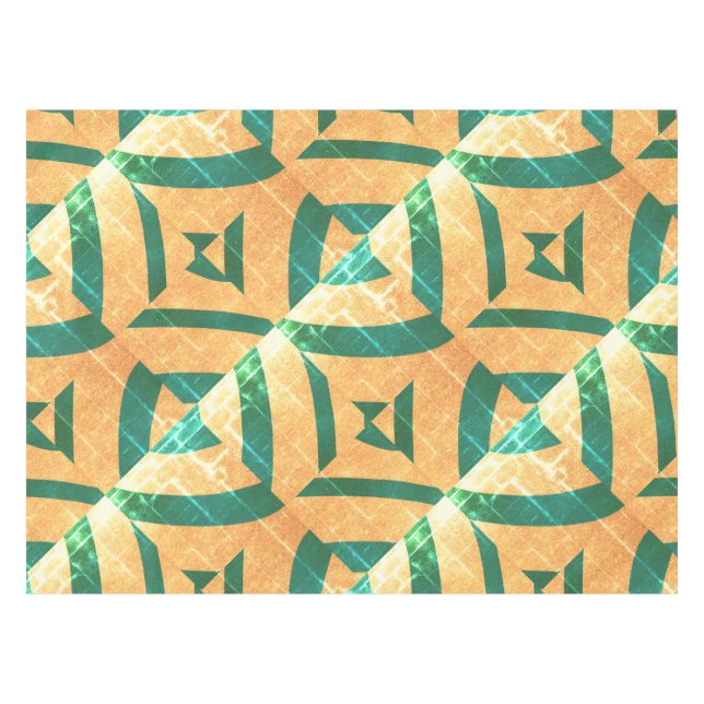 FESTIVATE tablecloth in SUNSET STRIPPED (Front (Horizontal))