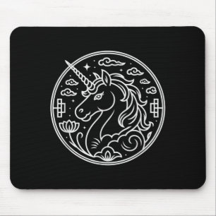 Festive 2026 Unicorn Year Of The Horse Fortune Rid Mouse Mat
