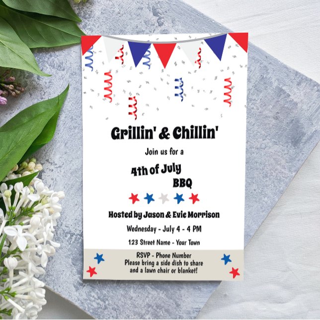 Festive 4th of July BBQ Invitation (Creator Uploaded)