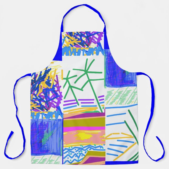 Festive Abstract  Apron (Front)