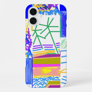 Festive Abstract iPhone 16 Plus Case