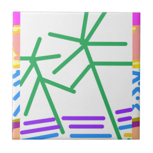 Festive Abstract Tile