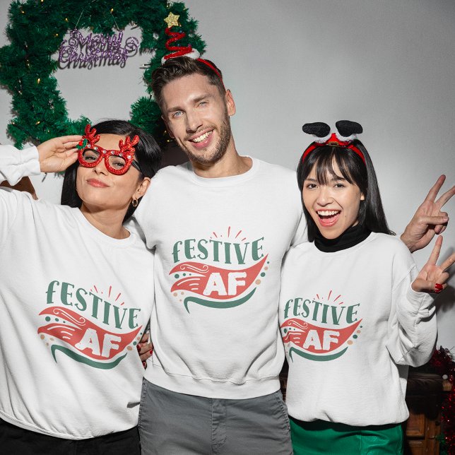 Festive AF christmas sweatshirt (Festive AF christmas sweatshirt
)