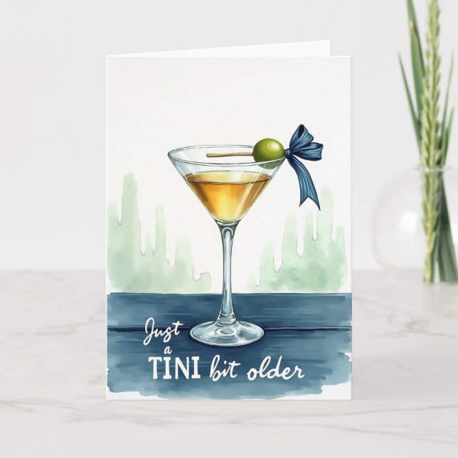 Festive Amber Glow Card (Front)