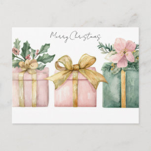 Festive and Elegant Christmas Gifts Card