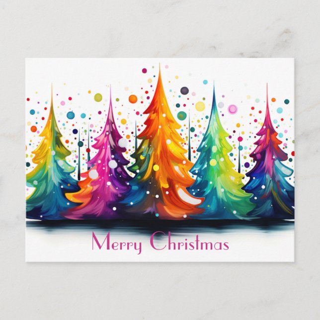 Festive and elegant Christmas Greeting Card (Front)