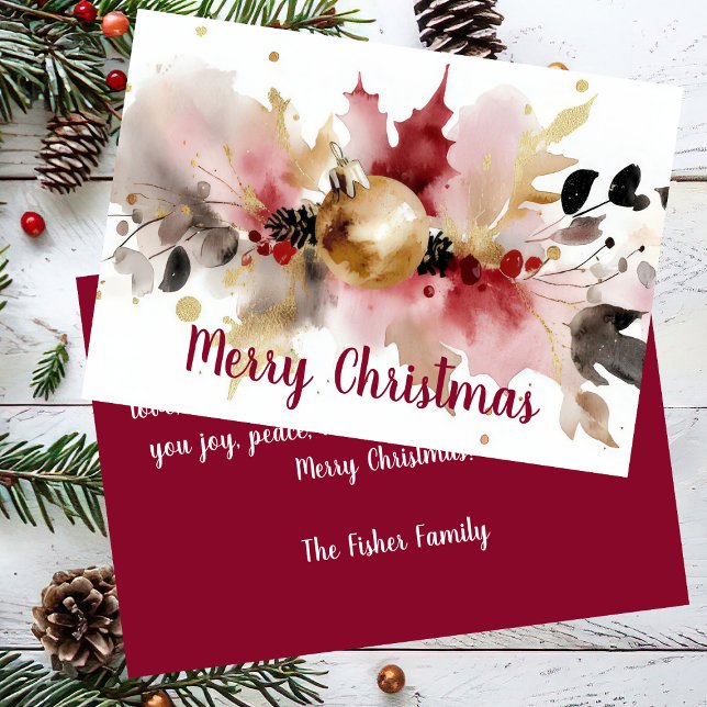 Festive and elegant Christmas Greeting Card  (Creator Uploaded)