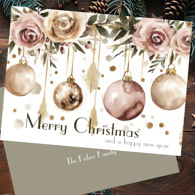 Festive and elegant Christmas Greeting Card  (Creator Uploaded)