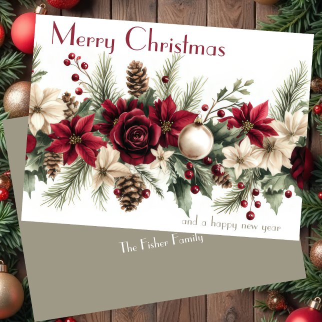 Festive and elegant Christmas Greeting Card  (Creator Uploaded)