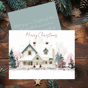 Festive and elegant Christmas Greeting Card
