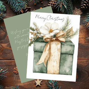 Festive and elegant Christmas Greeting Card