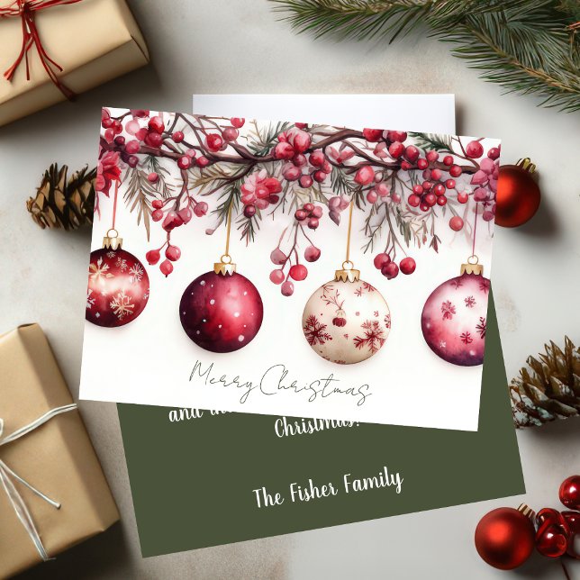 Festive and elegant Christmas Greeting Card  (Creator Uploaded)