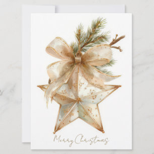 Festive and elegant Christmas Greeting Card