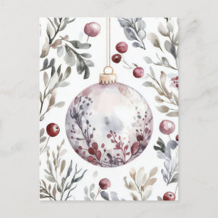 Festive and elegant Christmas Postcard