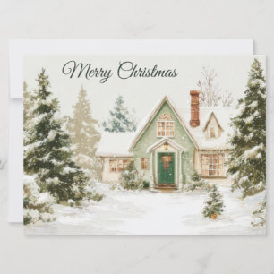 Festive and elegant Christmast Greeting Card