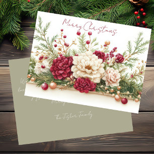 Festive and elegant Christmast Greeting Card