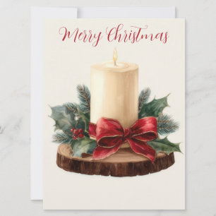 Festive and elegant Christmast Greeting Card