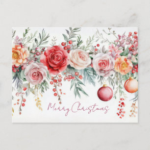 Festive and elegant Christmast Postcard