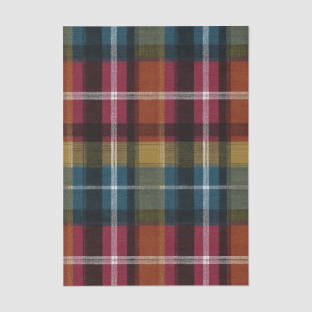 Festive and Gingham Pattern Style Tissue Paper (Front)