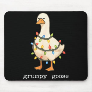 Festive And Mpy Goose Santa Hat Xmas Light Matchin Mouse Mat