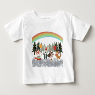Festive animals baby T-Shirt