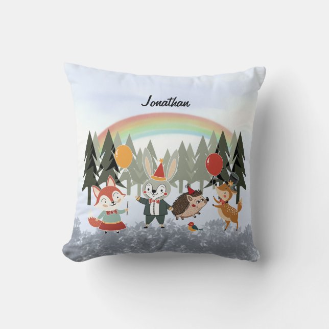 Festive animals cushion (Front)