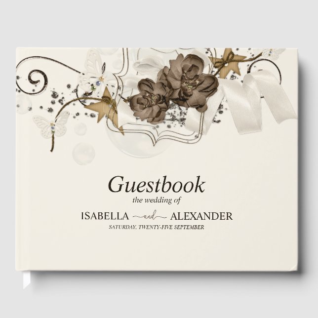 Festive Arrangement Guest Book (Front)