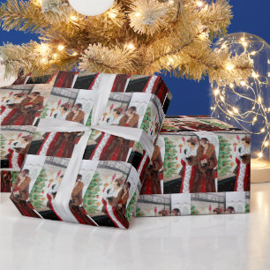 Festive art deco retro vintage Christmas ladies Wrapping Paper