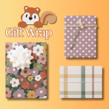 Festive Autumn Floral, Polkadot & Plaid