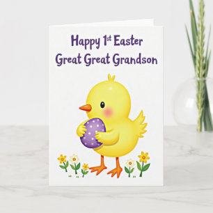 Festive Baby Bird Springtime Card