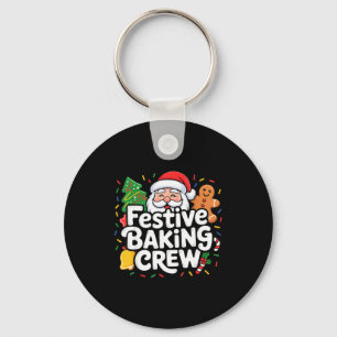 Festive Baking Crew Soft Palette Holiday Family Ch Key Ring