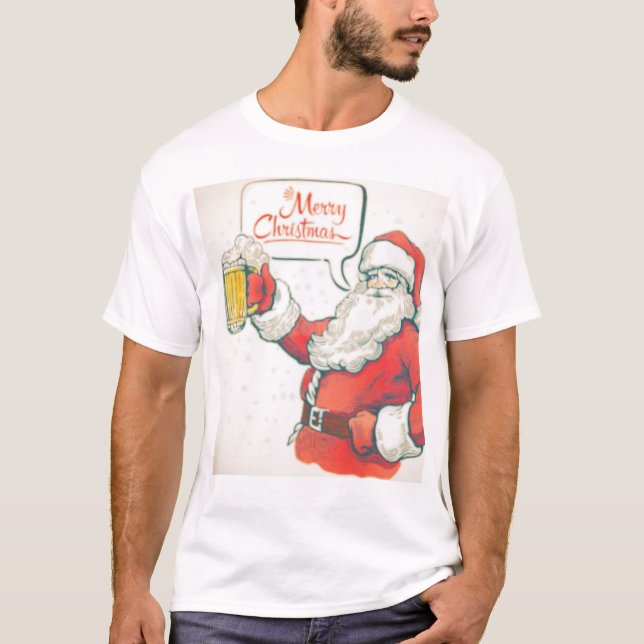 Festive Beer Cheers T-Shirt (Front)