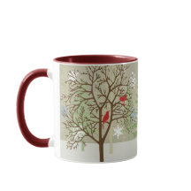 Festive Birds Mug