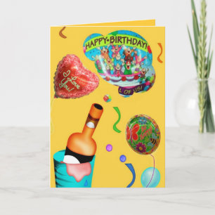 Festive Birthday Card