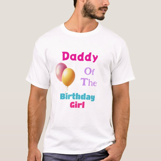 Festive Birthday Dad T-Shirt, T-Shirt (Front)