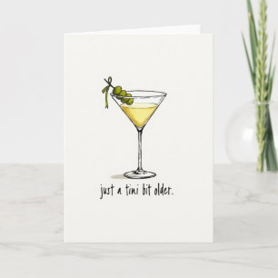 Festive Birthday Olive Card