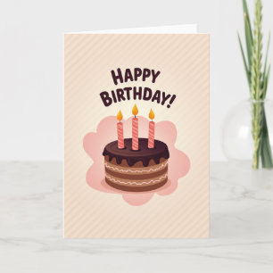 Festive Birthday Scene Card