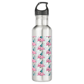 Festive Blobfish Birthday  710 Ml Water Bottle