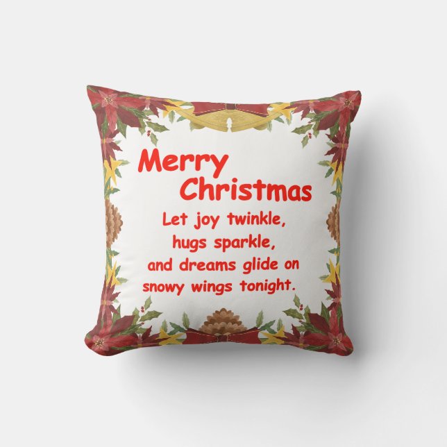 Festive Bloom Cushion (Front)