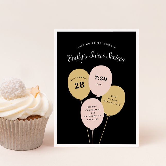 Festive Bunch | Sweet Sixteen Invitation (Creator Uploaded)