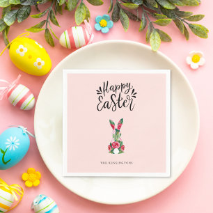 Festive Bunny Easter Table Décor Napkin