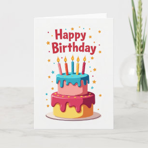 Festive Cake Card