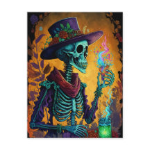 Festive Calavera! - Mexican Skeleton Art