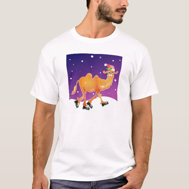 Festive Camel T-Shirt (Front)
