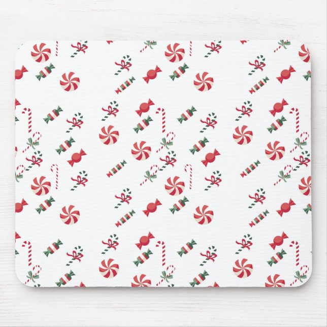 Festive Candy Mouse Mat (Front)
