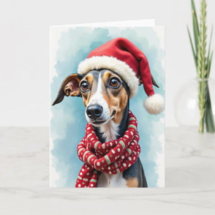 Festive Canine Portrait Card