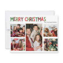 Festive Casual Colourful Christmas Five Photo Holi