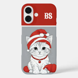 Festive Cats in Christmas Costumes - Holiday Vibes iPhone 16 Case