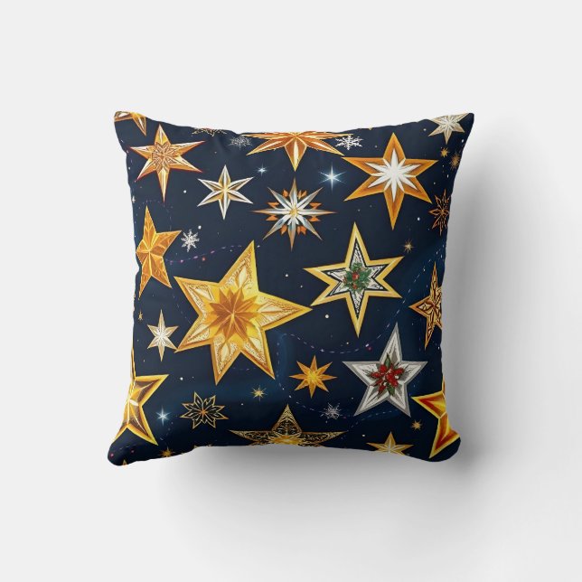 Festive Celestial Wonders Cushion (Back)